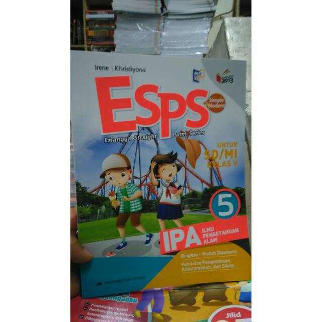 Buku terbaru esps ipa kelas 5 SD kurikulum 2013 revisi