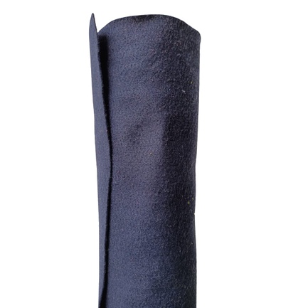 Kain Flanel Biru Dongker 1 Meter Kain Hidroponik kain boneka