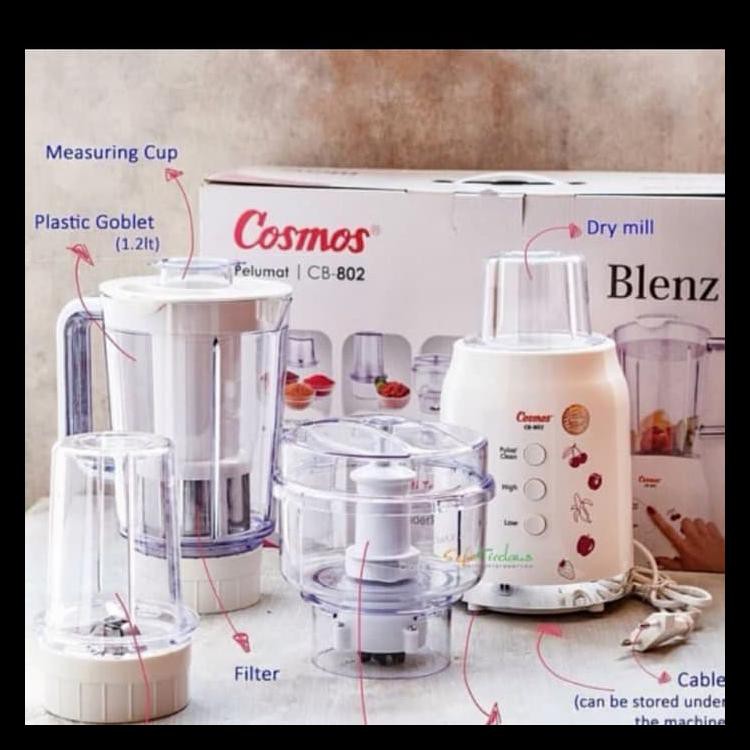 Blender Cosmos 4In1 Cb 802. Blender +Coper+Saringn+Mil Bumbu