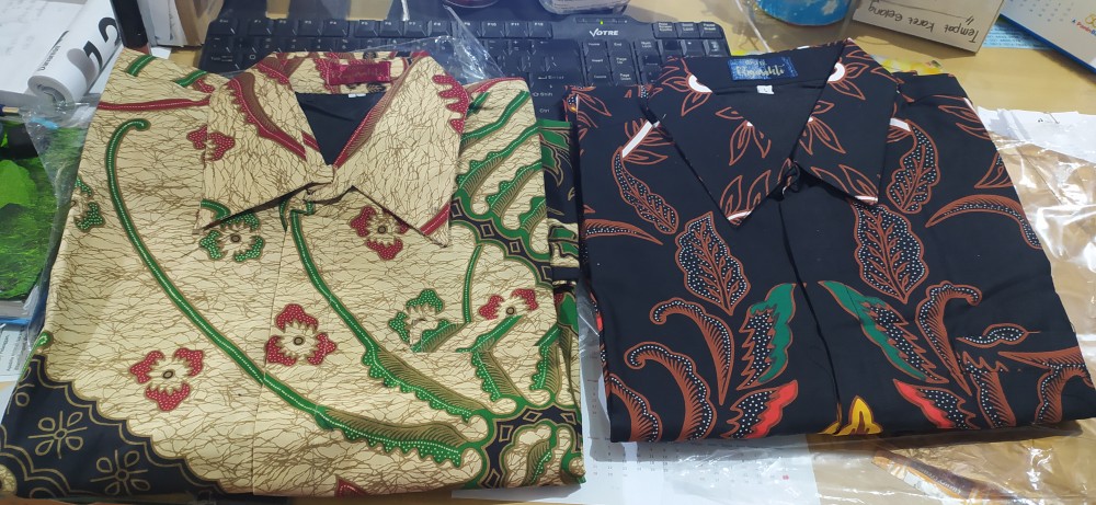 Batik Solo Parang Purbo Kemeja Pria Katun Cabut Sragenan Full Furing