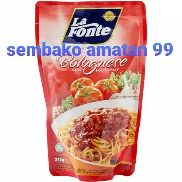 Saos Bolognese La Fonte Kemasan 315 Gram