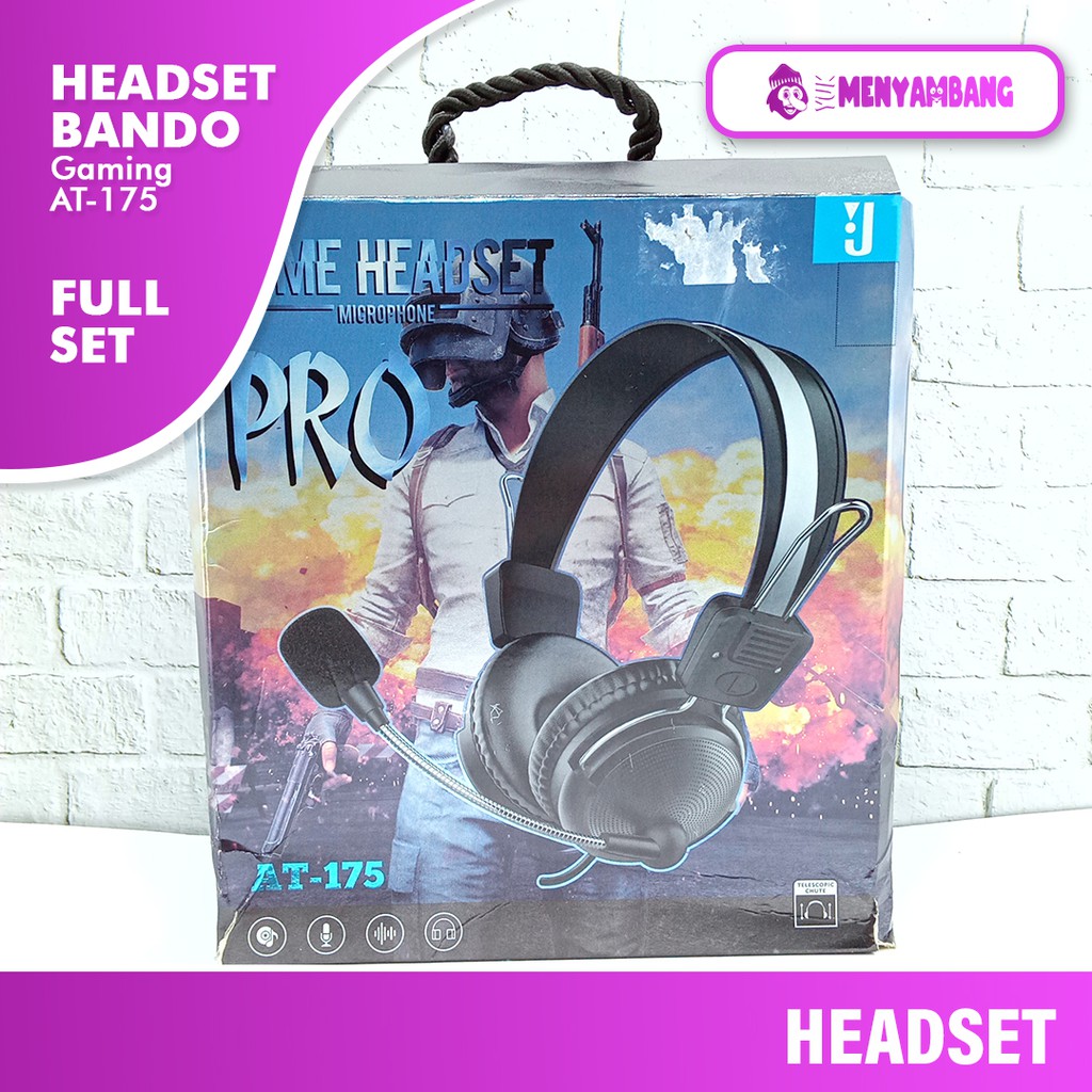 41424 | HF-Bando Gaming AT-175 | Headset Bando Gaming AT-175 Bass with Mic