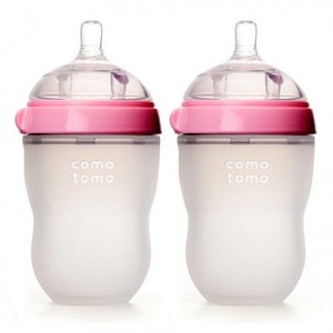 Comotomo 250ml Twin Pack - Pink