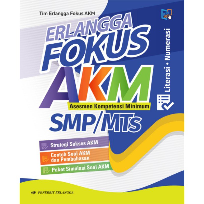 ERLANGGA FOKUS AKM SMP  / BUKU AKM SMP 2021