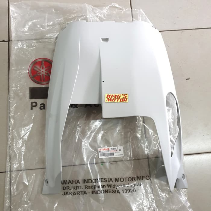 cover lower, cover kolong, dek bawah MIO J, GT PUTIH (54P) ASLI YAMAHA