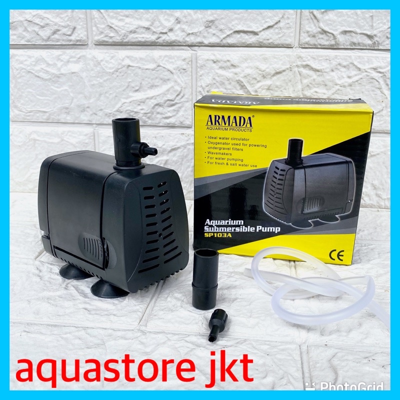 POMPA AIR AQUARIUM CELUP POWER HEAD ARMADA SP 103 A POMPA KOLAM IKAN