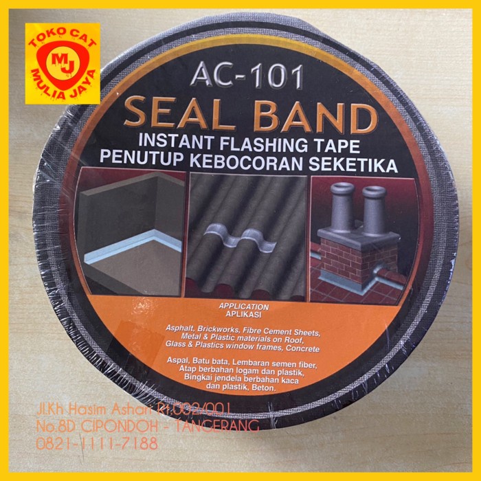 

Bergaransi Seal Band Lakban Penambal Bocor - 10Cm X 1M Promo