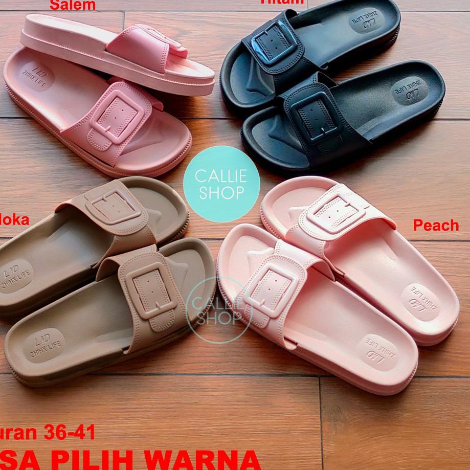 ✈ Sandal Wanita Selop Jelly Import Breslin 2022-2 BRESLMDGSP ✹