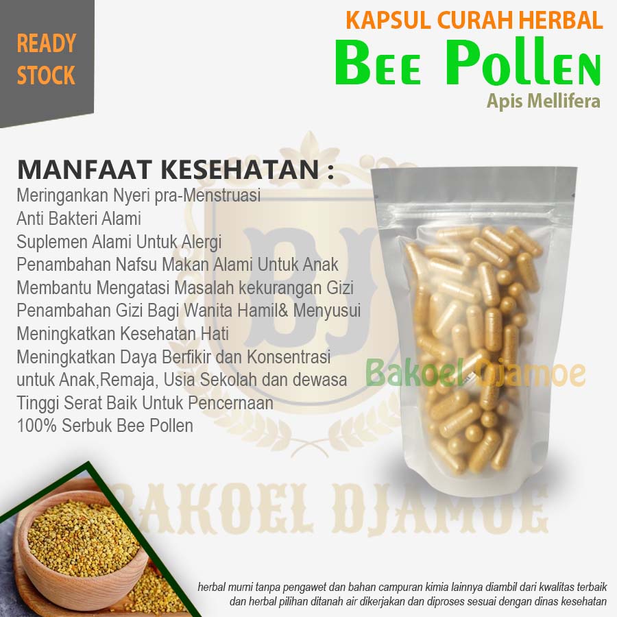 

Kapsul curah herbal bee pollen beepollen bee polen beepolen kapsul herbal penambah nafsu makan anak cod