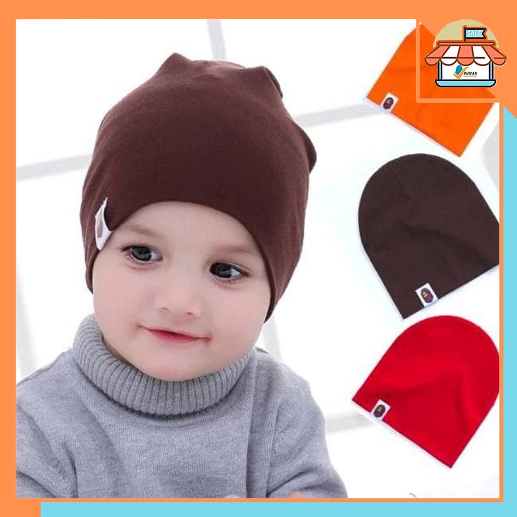 RSB VZ038 Topi Bayi Polos Warna / Baby Hat / Topi Bayi Warna / Topi Kupluk Bayi / Topi Rajut