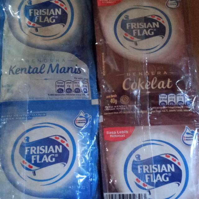

Susu bendera kental manis sachet