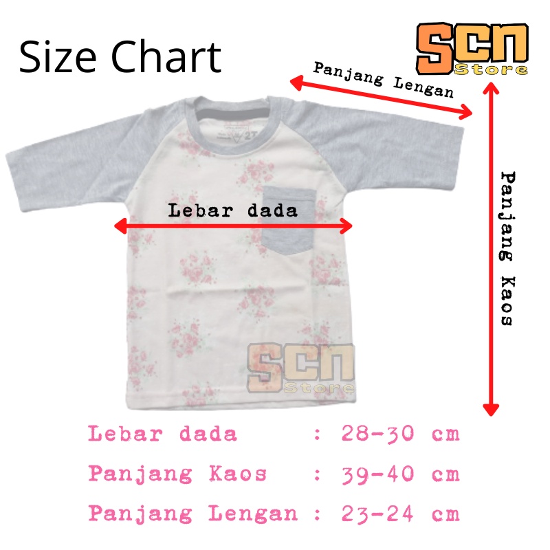 SCN STORE Kaos Anak Usia 1-2 Tahun / Kaos Anak OshKosh / Kaos OshKosh