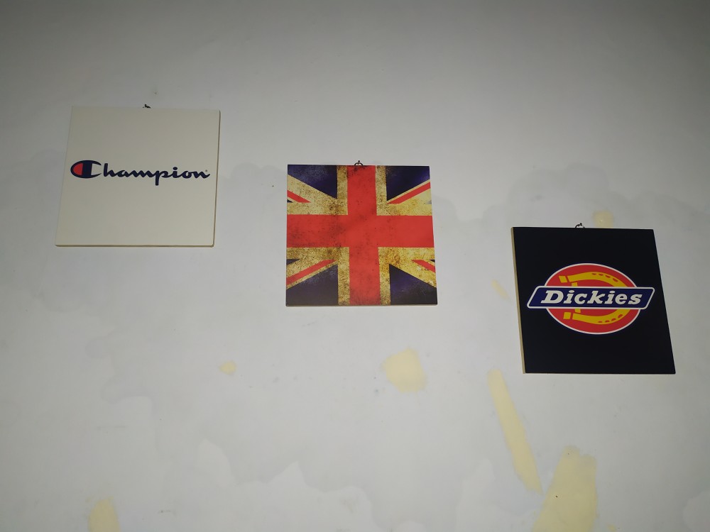 Hiasan Dinding Dekorasi Dinding Bendera Inggris Poster Kayu Wall Decor