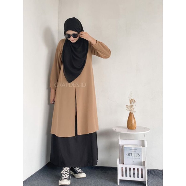 Mora Long Tunik Ceruty Babydoll