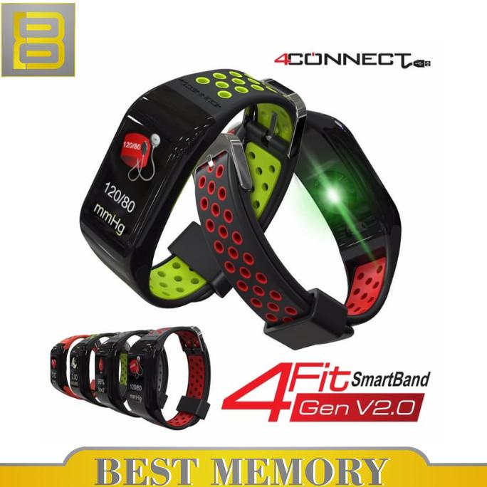 ( BISA COD ) 4Fit Gen V2.0 Smartband with Colour Display TERBAIK [Kode 1|Kode 2|Kode 3|Kode 4|Kode