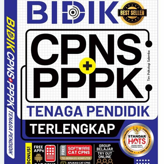 

BUKU BEST SELLER!!BIDIK CPNS + PPPK TENAGA PENDIDIK By Forum Edukasi