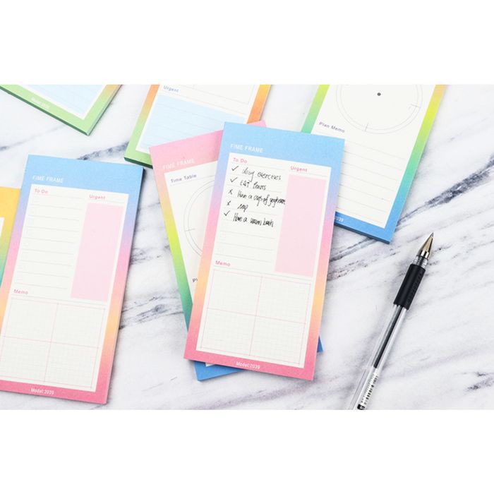 

Memo Warna-Warni To Do, Time Table, Weekly, Weekly To Do - Weekly
