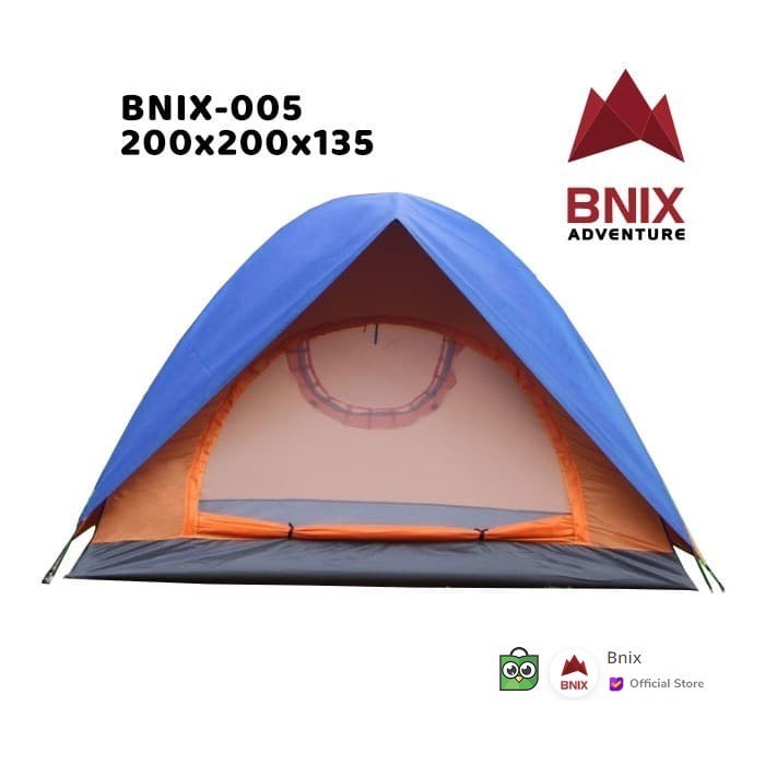 Tenda Gunung Camping BNIX 005 Kap 3-4 Orang Dome Outdoor Double Layer