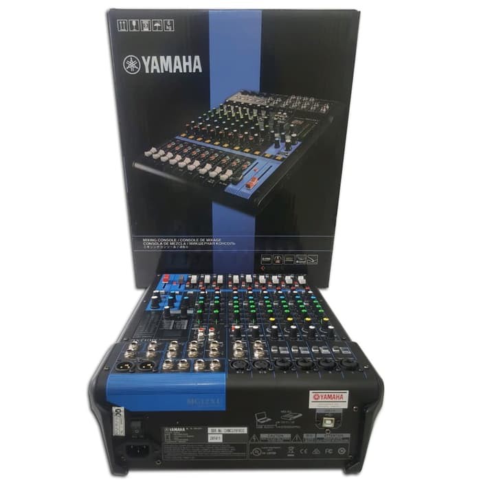 Yamaha Mixer Audio Mg12xu Mg 12 Xu 12 Channel Usb Shopee Indonesia