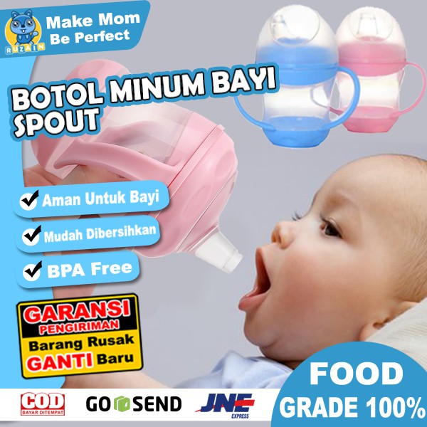 Botol Minum Bayi Gelas Anak Balita Spout 160ML BPA Free - Ruzain Mall