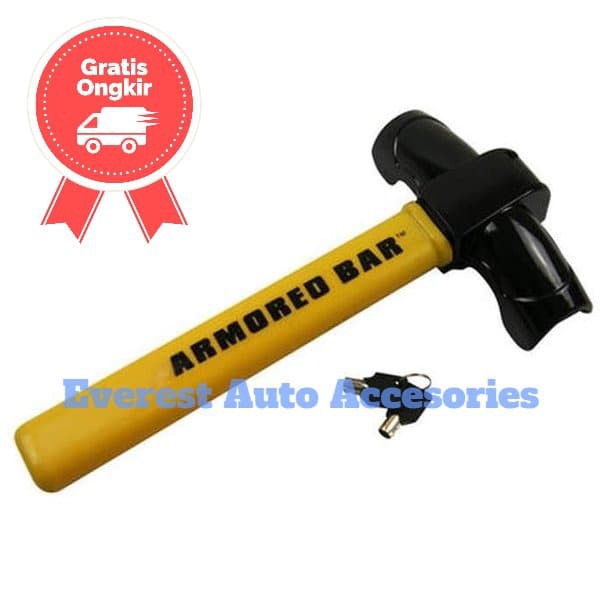 Kunci Stir Setir Pengaman Mobil T Armored Bar Original