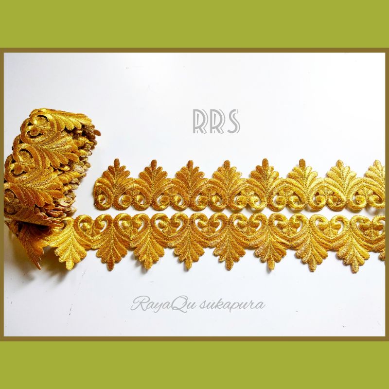 renda bordir roll murah / renda meteran murah / renda kebaya murah