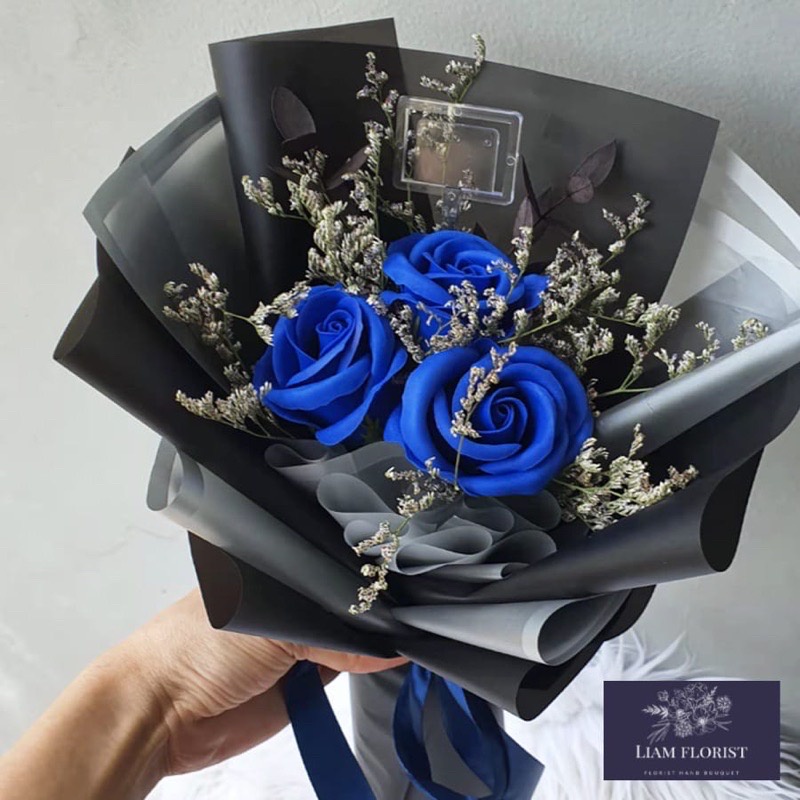 BLOOM BOX BUNGA/FLOWER BOX/BUNGA BASKET/BUNGA TENTENG/KOTAK BUNGA/BUKET ARTIFICIAL WISUDA