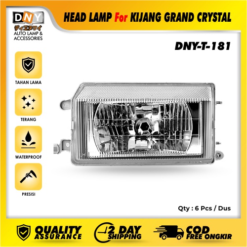 Head Lamp DNY Kijang Grand Crystal