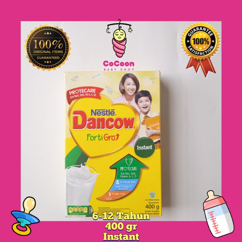 Susu Bubuk Nestle Dancow Fortigro Instant 6-12 Tahun 400g 400 gr 390g 390gr