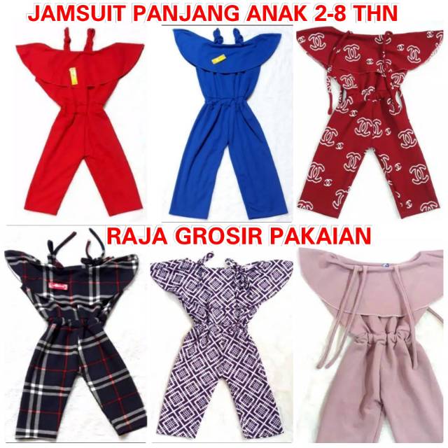 EK~Jumsuit Panjang Anak Usia 2-8 Thn