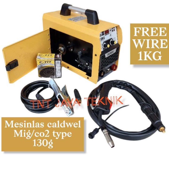 MESIN LAS CALDWELL MIG 130 G / TRAFO LAS INVERTER CALDWELL MIG 130G TANPA GAS / MIGI 130