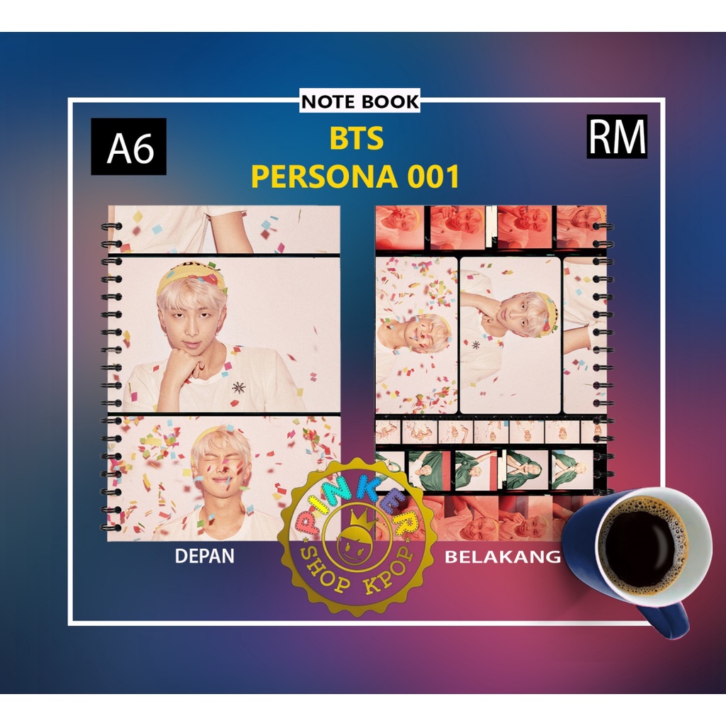 

Note A6 BTS PERSONA Buku Notes Notebook Kpop Murah