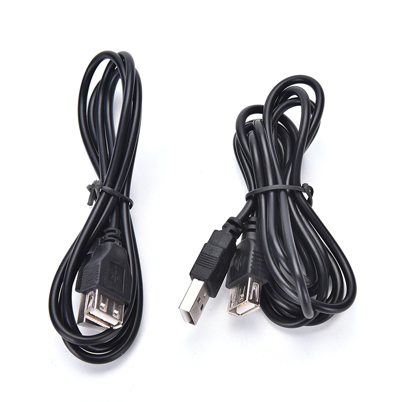 {LUCKID}1m/1.5m USB 2.0 EXTENSION Cable Lead A Male Plug to A Female Socket Short