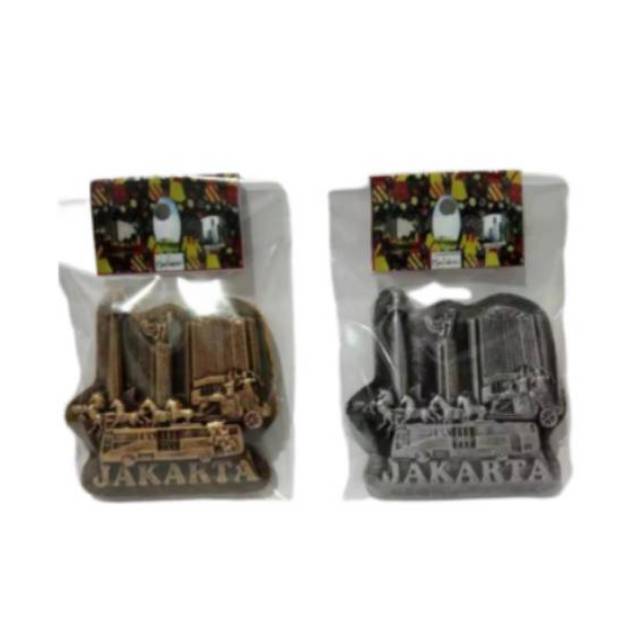 (BISA COD) MAGNET KULKAS JAKARTA INDONESIA TUGU MONAS BAHAN FIBERGLASS - SOUVENIR MURAH