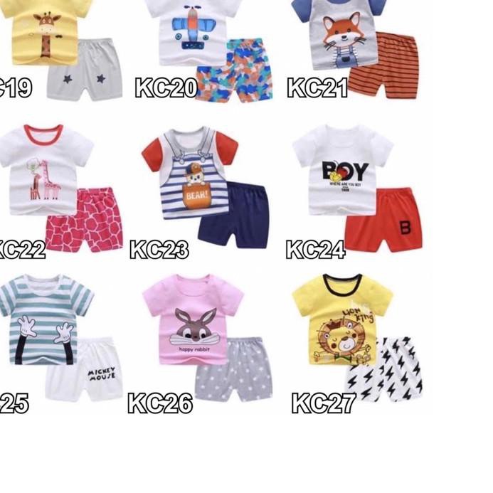 *Memuaskan ( COD ) SETELAN BAYI SETELAN ANAK PEREMPUAN ANAK LAKI LAKI BAHAN IMPORT KODE KC 19-27 (∇