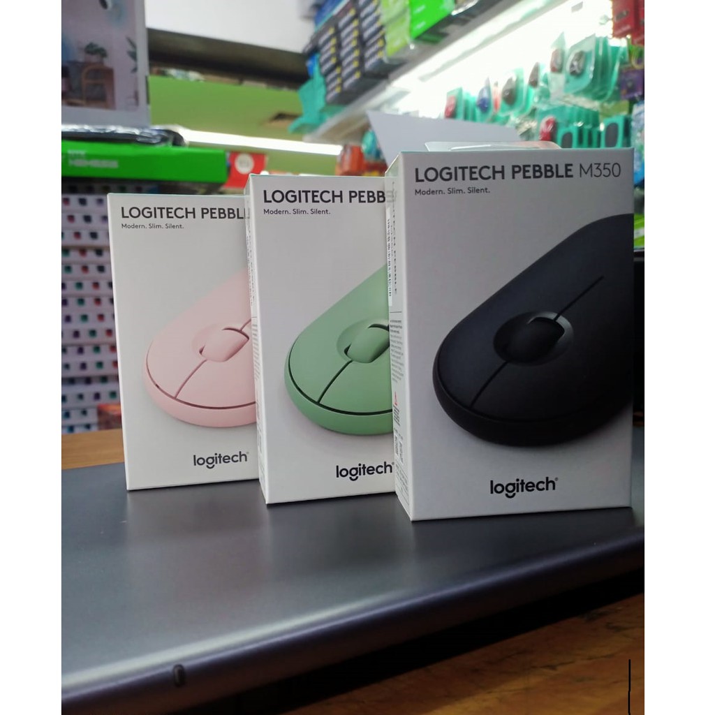 Logitech Mouse Wireless M350 Garansi Resmi mouse bluetooth dan wireles dual conection 100% original