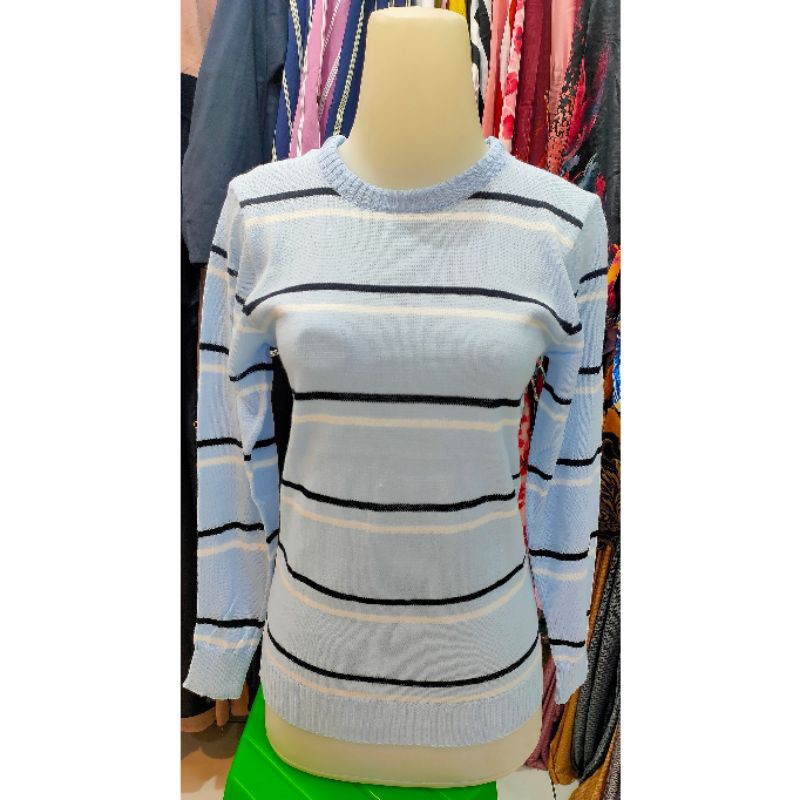 Rajut | Atasan Rajut | Atasan Rajut Wanita | Sweater Rajut Jumbo | Jumbo | Rajut Premium | Stripe