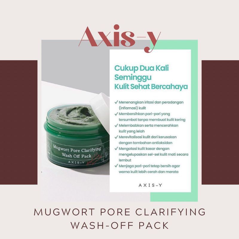 preloved Axis y mugwort mask isi 80%-85% no nego