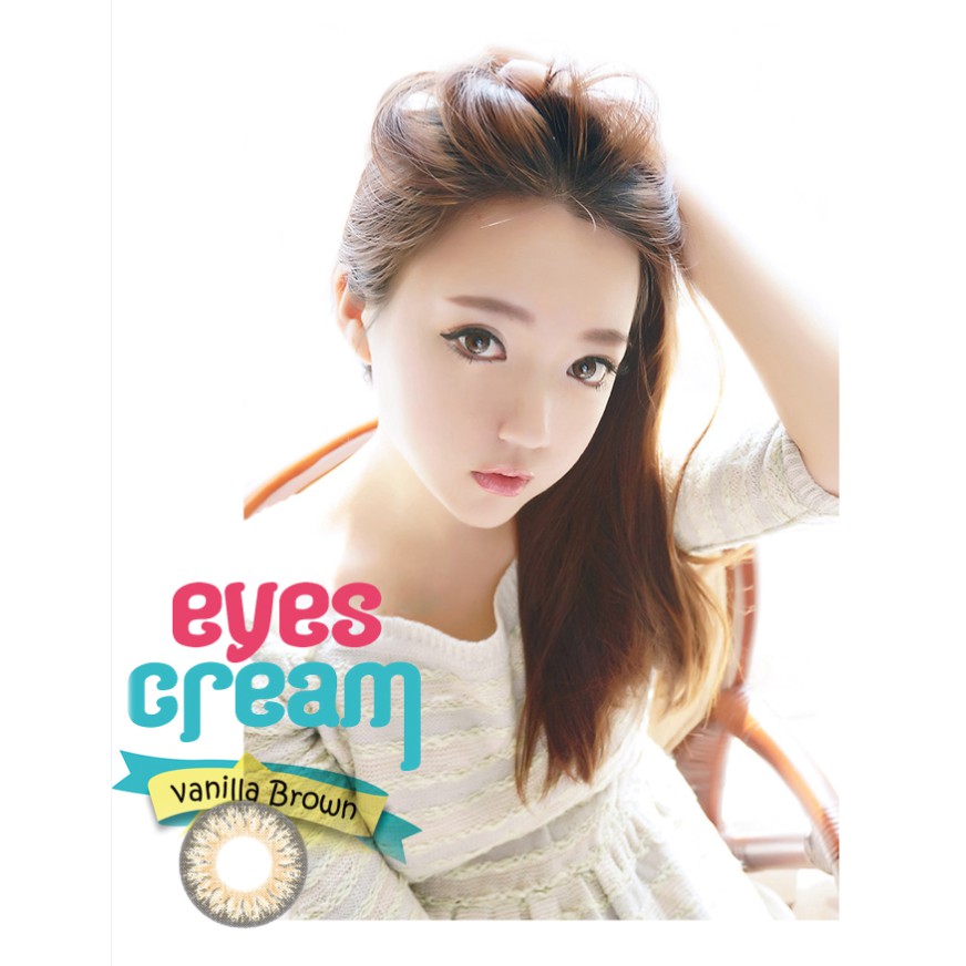 Softlens GEO Princess Mimi &amp; Cafe &amp; Eyescream Big Eyes Grey Green Gray Brown Almond Starmish Choco