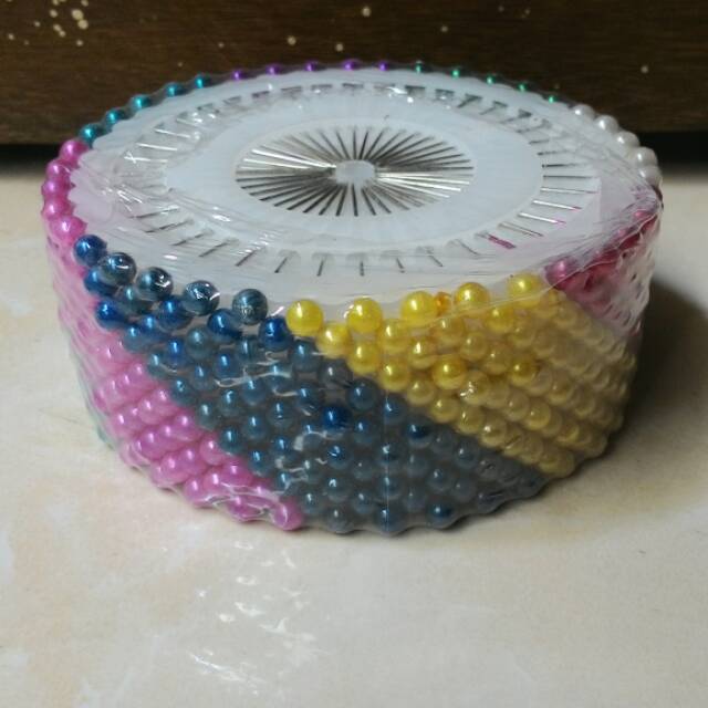 Isi 480 pcs jarum pentul warna warni