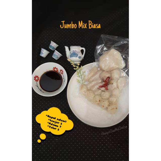 

Pempek Ikan Mak Shafiya ASLI PALEMBANG JUMBO MIX BIASA