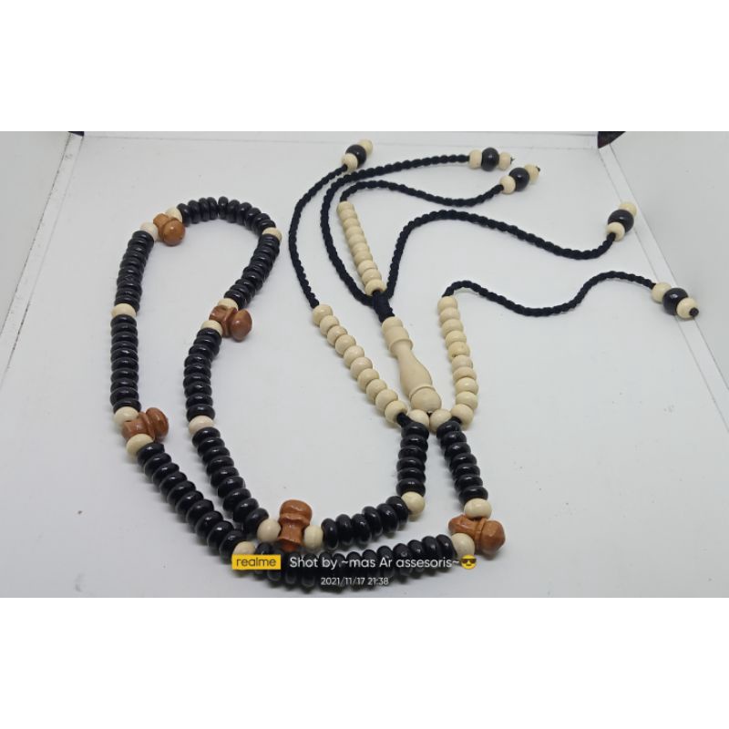 tasbih sovenir tijani/toriqoh maroco tempurung kelapa asli ORI