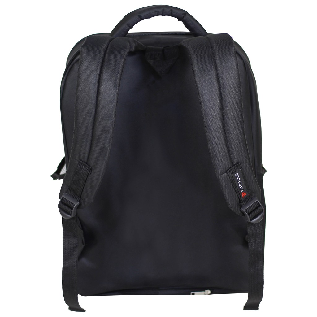 BELI 1 GRATIS 1 Tas Sekolah Pria SMP SMA Ransel Gendong Polo Hitam List Biru Free Selempang Cowo