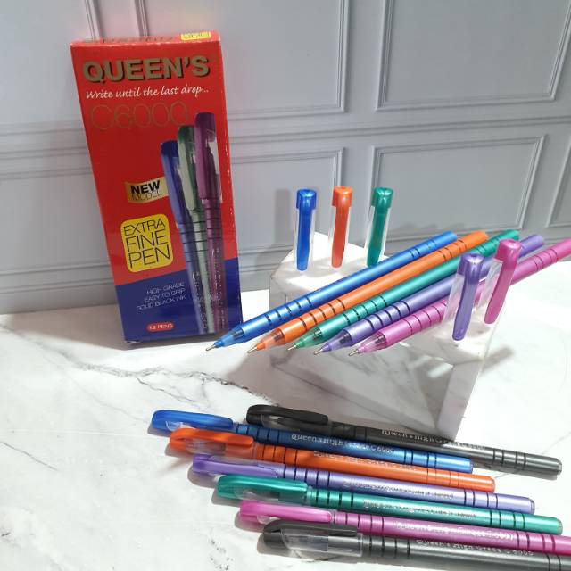 

Pen Faster Queen's c6000 (1box=12pc)/faster/queen/c6000/bolpen faster