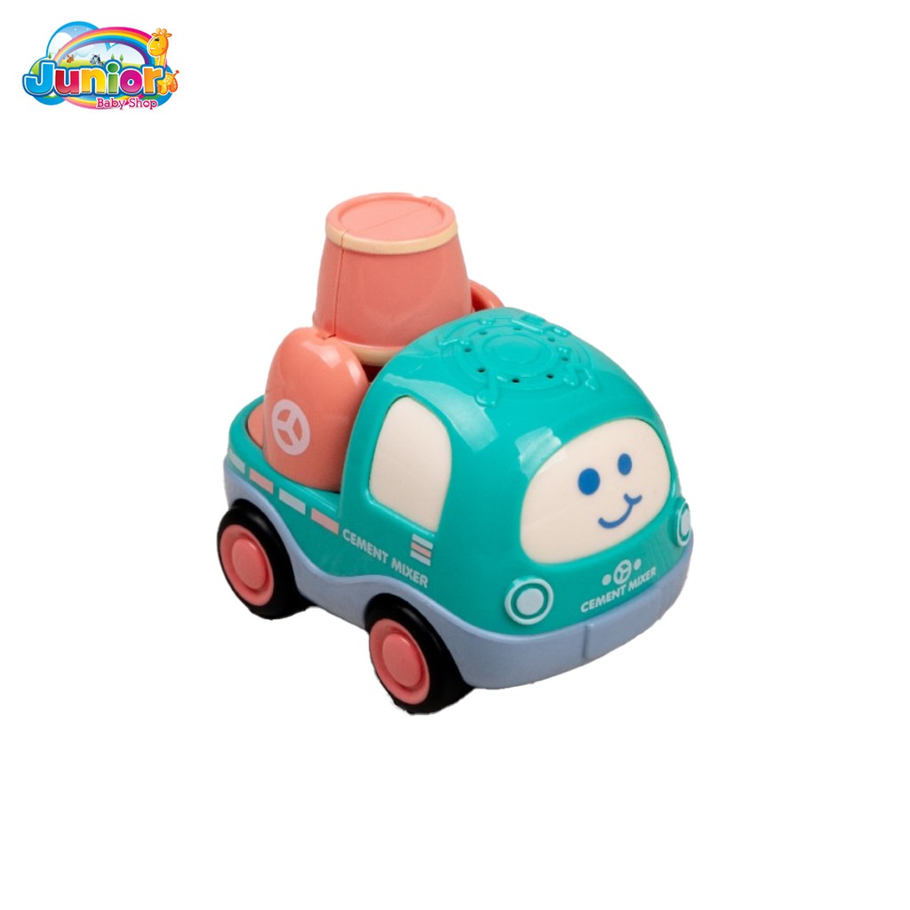 IQ Angel Light&amp;Sound Construction Truck Toys (Pastel)