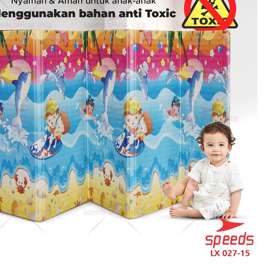 SPEEDS Matras Bayi 180x200 cm Playmat Bayi Karpet Lipat Anak/Bayi Tikar Lipat Foam Matras Anak 027-1