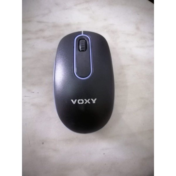 Mouse Wireless RGB Voxy W 600 Pro Series ( Tombol On Off) Free Battery Baterai