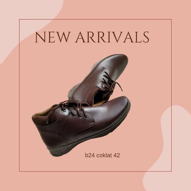 Sepatu  Pria YONGKI KOMALADI B24 Coklat Bagus