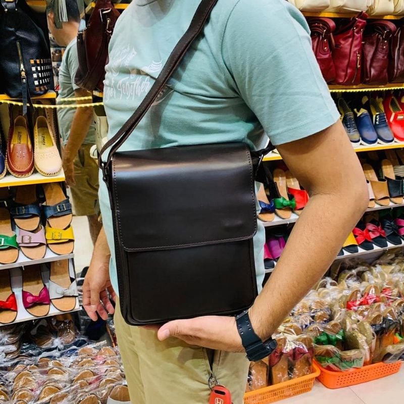 Tas Selempang Pria ORIGINAL 100% Kulit Asli Garut