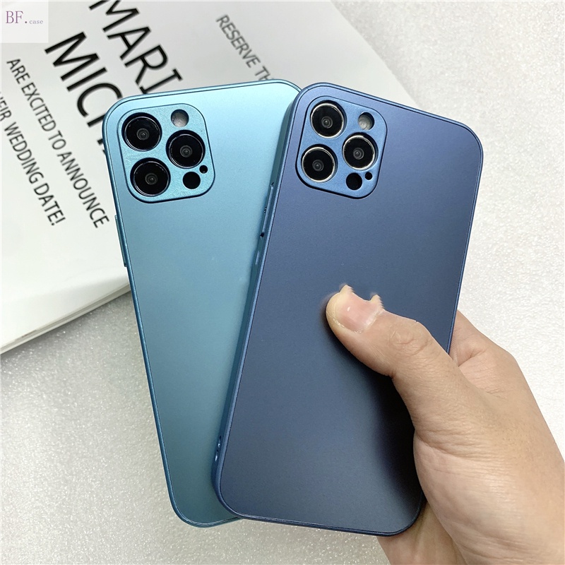 Casing Hard Case Metal Frosted Anti Sidik Jari Untuk IPhone 7plus / X / XS / XR / XSMAX